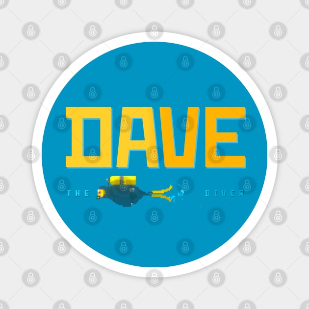 DAVE the diver Fan Art Magnet by Buff Geeks Art